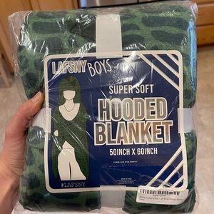 Dinosaur hooded blanket